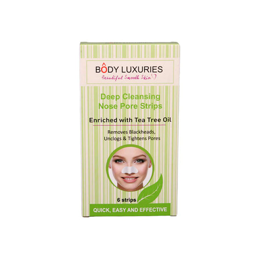 BODY LUXURIES NOSE STRIPS ENRICHED WITH TEA TREE OIL 6PC