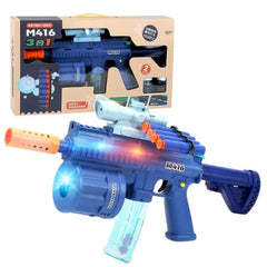 3in1 M416 Soft Bullet & Bubble Gun