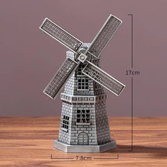 Antique Dutch Windmill Model