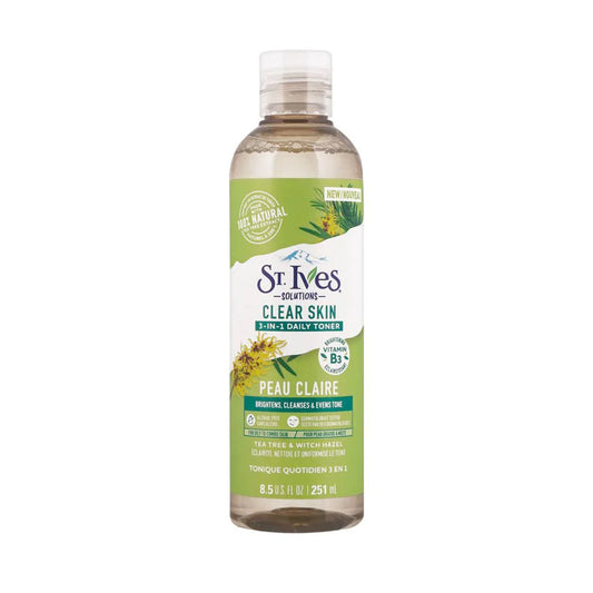 ST.IVES CLEAR SKIN 3IN1 DAILY TONER TEA TREE 251ML