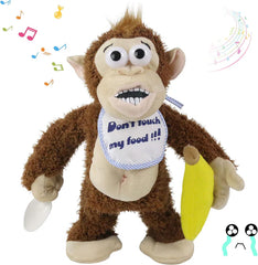 Crying Monkey Electric Plush Toy Don't take his Banana!