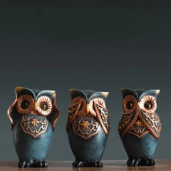 Cabinet Crafts Creative Owl Ornament (Set Of 3)