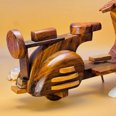 Elegant Wooden Decorative Bike For Table