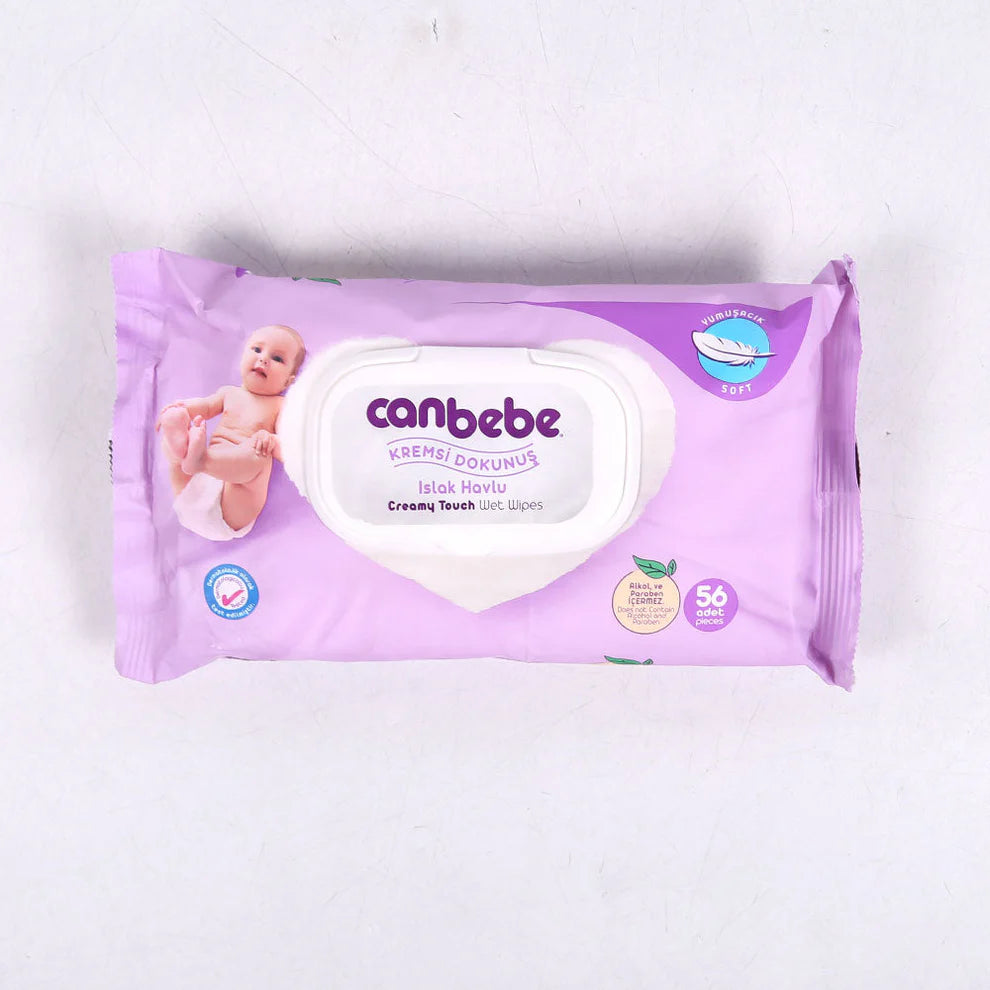 CANBEBE WET WIPES CREAMY TOUCH 56PC