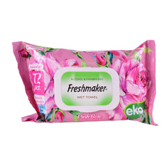 ZEINA FRESHMAKER ALCOHOL & PARABEN FREE WET TOWEL VIOLET 72