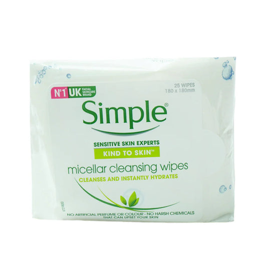 SIMPLE MICELLAR CLEANSING WIPES 25S