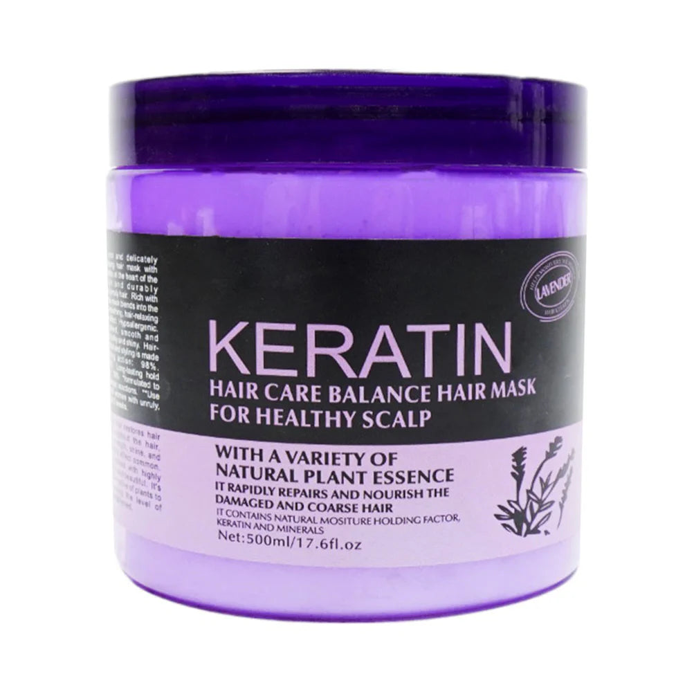 KERATIN HAIR MASK LAVENDER NATURAL PLANT 500ML