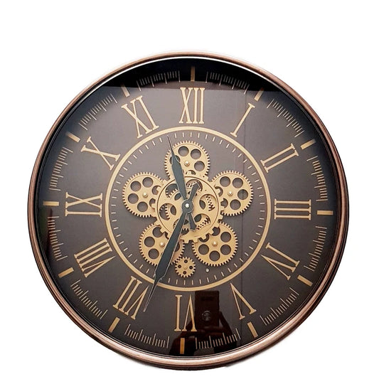 Italian Luxury Group Hermes Round wall clock Rose Gold