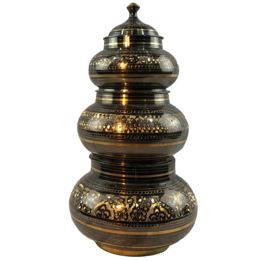 Brass Pot Decor (Set of 3)