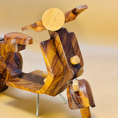 Elegant Wooden Decorative Bike For Table