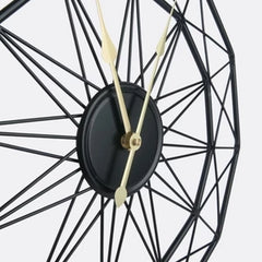 Stroke Metal Wall Clock