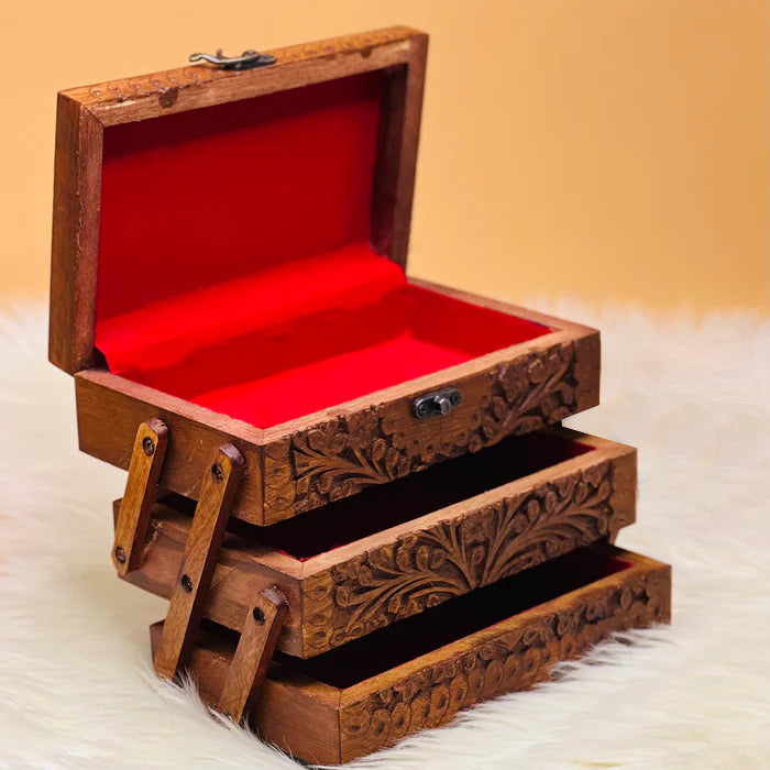 Wooden Jewelry Box (Steps of 3)