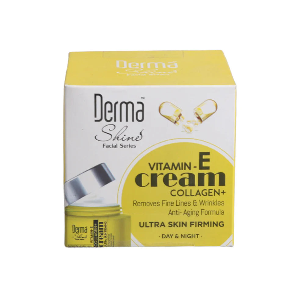 DERMA SHINE VITMAN E & COLLAGEN CREAM 50 ML