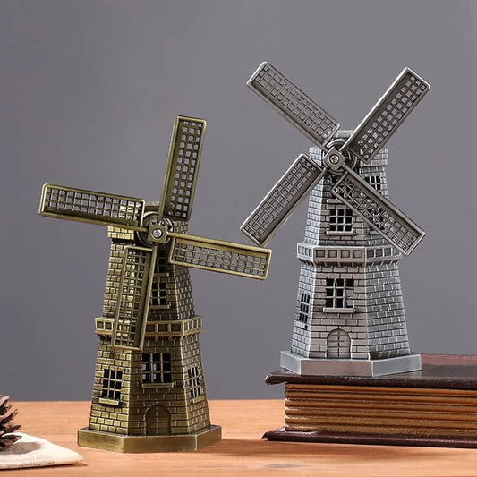 Antique Dutch Windmill Model