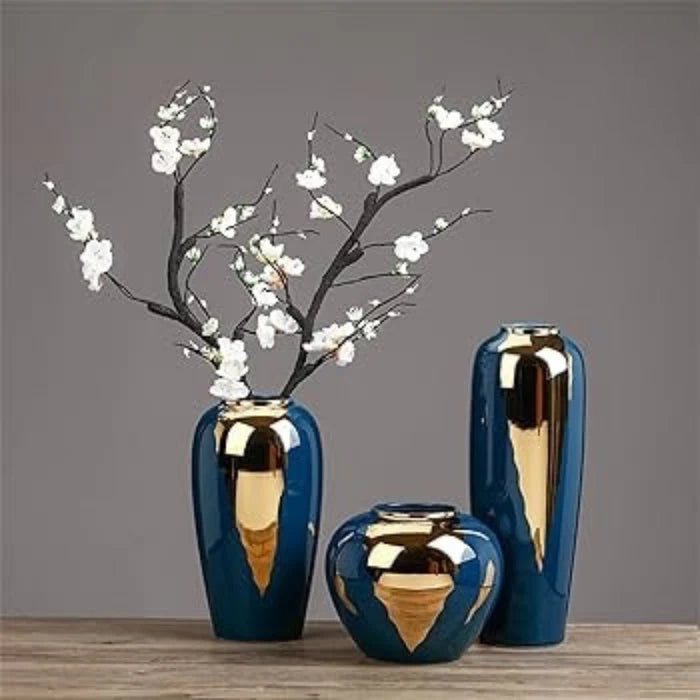 Ceramic Chic Vase Set (3 Pcs)