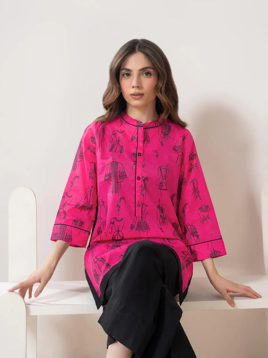 Lawn Top-Printed (Pret)