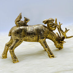 Elegant Jungle Deer Sculpture