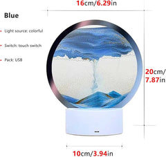 3D Quicksand Painting LED Table Lamp