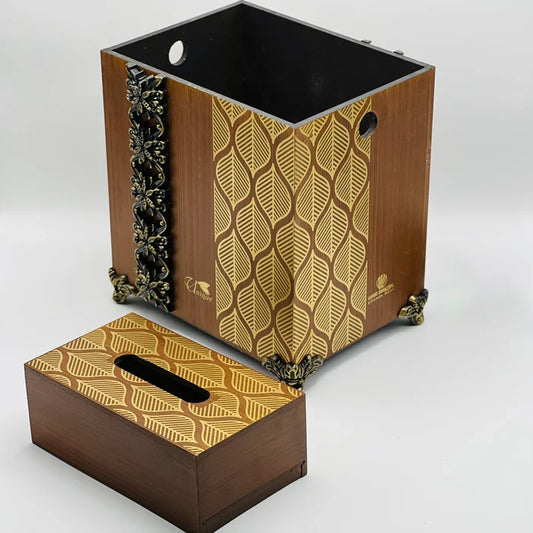 Royal Basket And Tissue Box Set