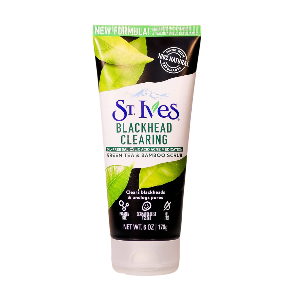 ST.IVES SCRUB BLACKHEAD CLEARING GREEN TEA 170 GM