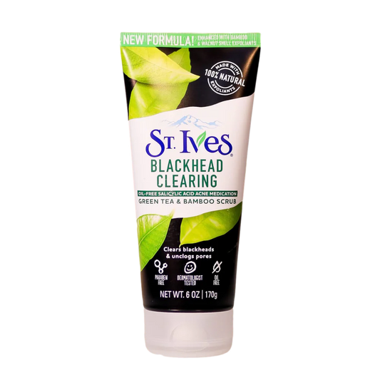 ST.IVES SCRUB BLACKHEAD CLEARING GREEN TEA 170 GM