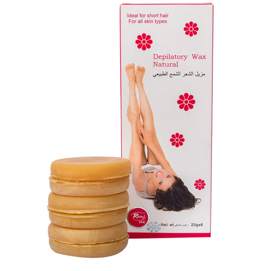 RIVAJ DEPILATORY WAX 6 SLICES LEMON 20GM