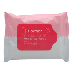 FLORMAR CLEAN CARE MAKEUP WET WIPES 20PCS