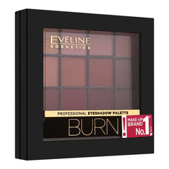 EVELINE EYESHADOW PALETTE ALL IN ONE 12 COLORS BURN