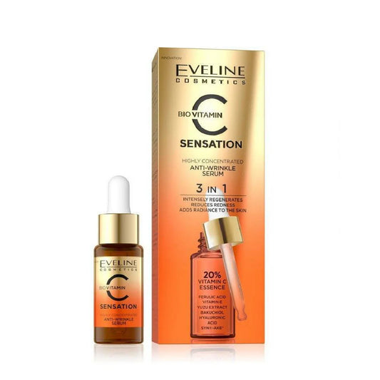 EVELINE C SENSATION ANTI-WRINKLE SERUM 18ML