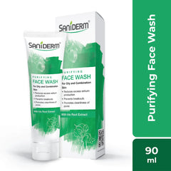 SANIDERM PURIFYING FACE WASH ROOT EXTRACT 90 GM