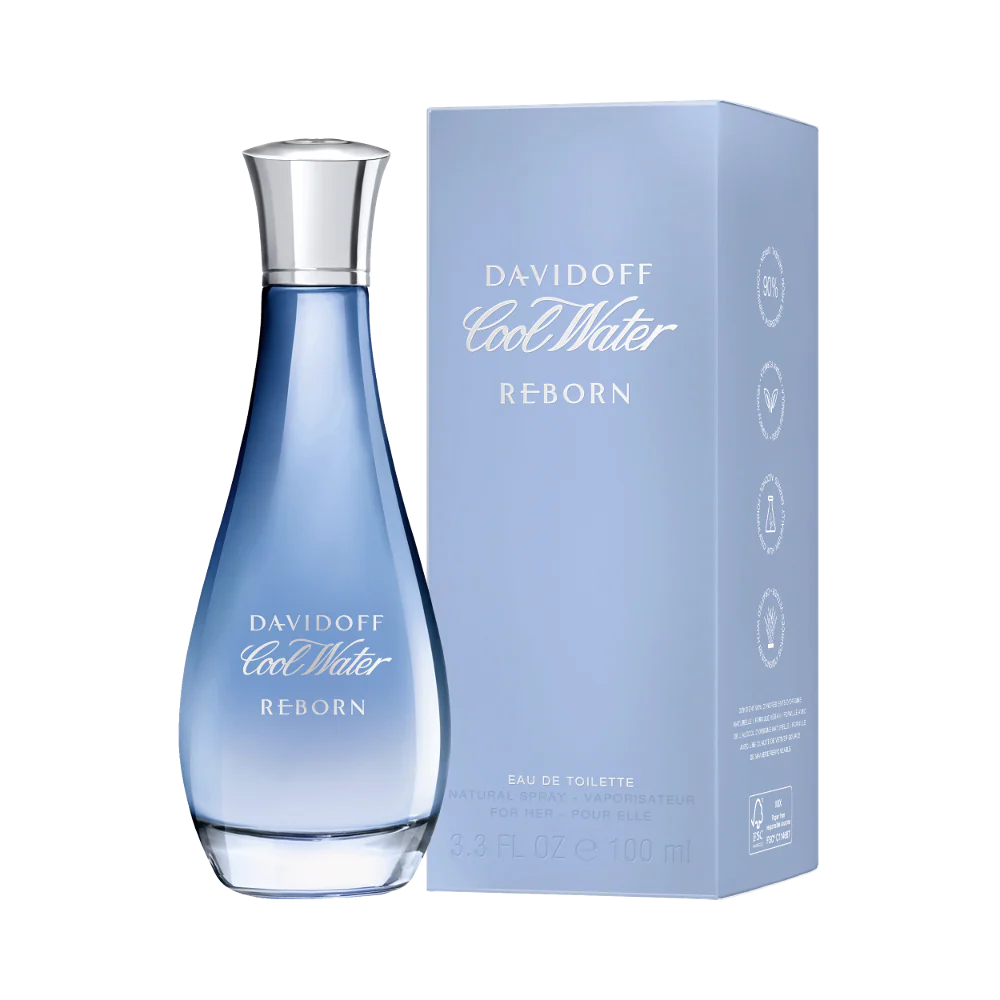 DAVIDOFF COOL WATER REBORN FOR WOMEN EDP 100ML
