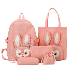 5 Pcs Set Backpack For Girls 2025