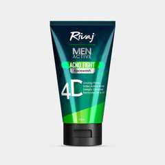 RIVAJ MEN ACTIVE ACNO FIGHT ANTI-BACTERIAL FACE WASH 100ML