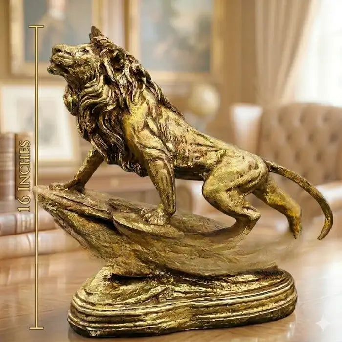 Bronze Lion Statue