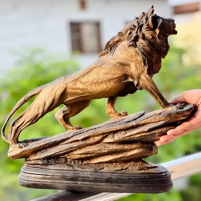 Bronze Lion Statue