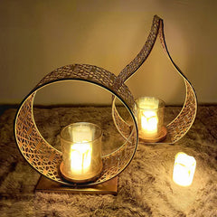 Round Arabic Candle Sconce