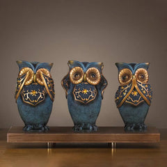 Cabinet Crafts Creative Owl Ornament (Set Of 3)