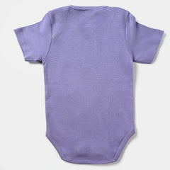 INFANT UNISEX COTTON INTERLOCK BASIC ROMPER RAINBOW-V.TULIP