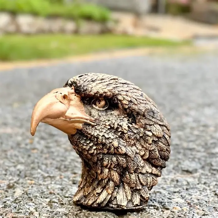 Bronze Eagle Head Ornament