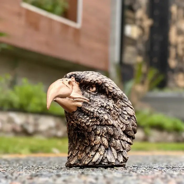 Bronze Eagle Head Ornament