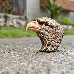 Bronze Eagle Head Ornament