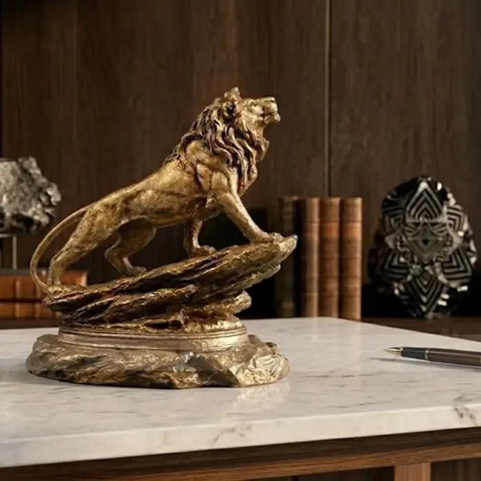 Bronze Lion Statue