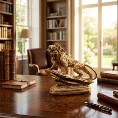 Bronze Lion Statue