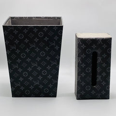 Louis Vuitton Monogram Square Basket And Tissue Box Set