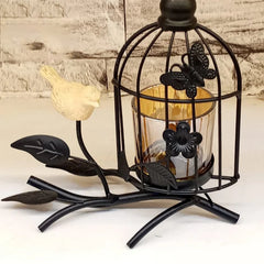 Birdcage Iron Candle Holder