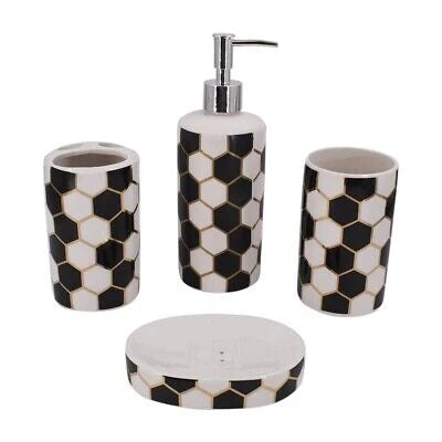 European Standards Ceramic Bath Set ( Set of 4 )