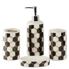 European Standards Ceramic Bath Set ( Set of 4 )