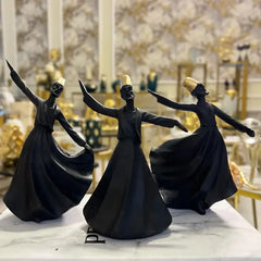 Classical Dervish Art Sculptures (Set of 3)