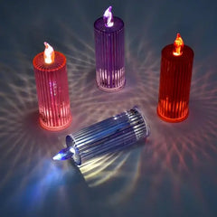 Colorful Electric Candles Set (Set Of 2)
