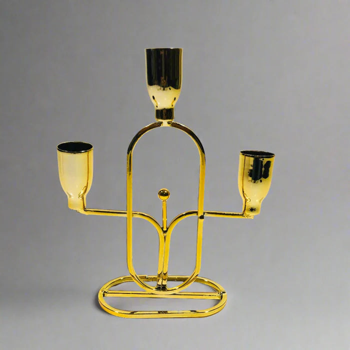 Contemporary 3-Candles Stand